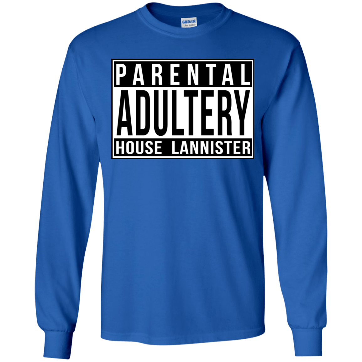 T-Shirts Royal / YS Parental Adultery Youth Long Sleeve T-Shirt