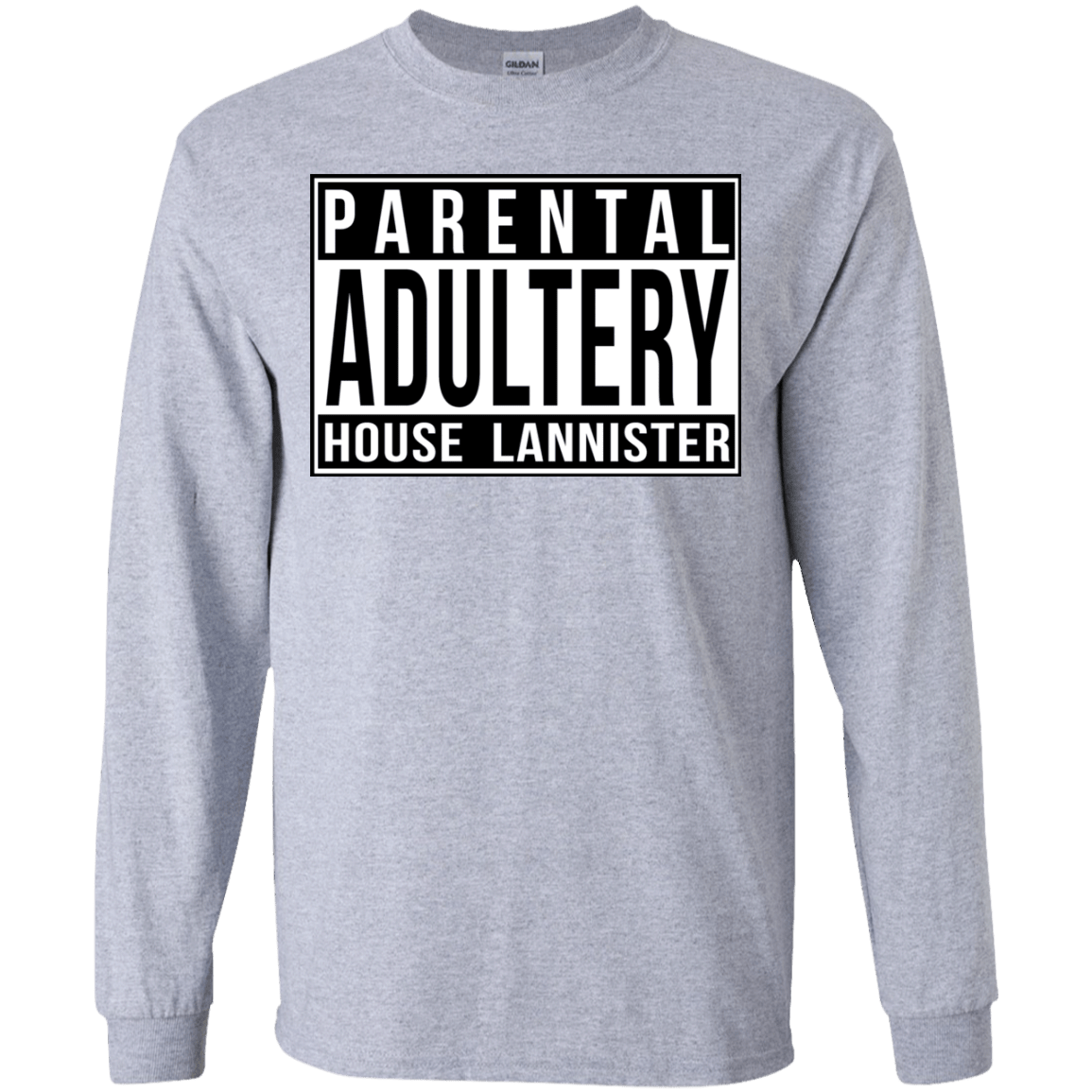 T-Shirts Sport Grey / YS Parental Adultery Youth Long Sleeve T-Shirt