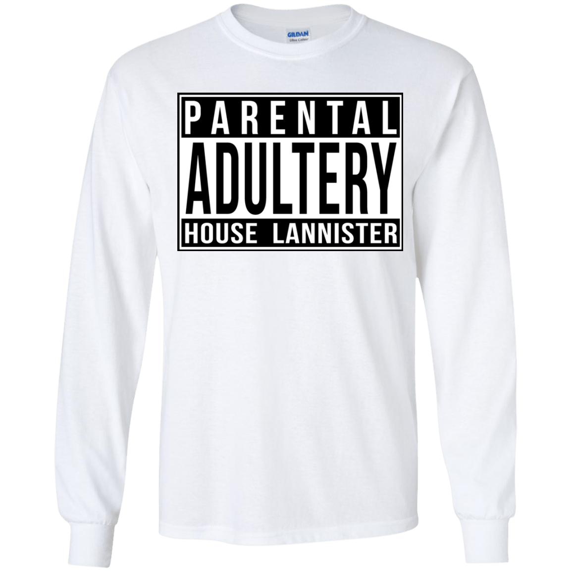 T-Shirts White / YS Parental Adultery Youth Long Sleeve T-Shirt
