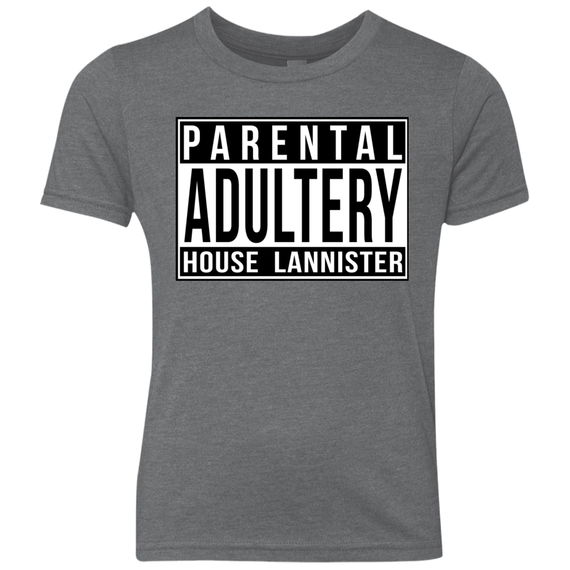 T-Shirts Premium Heather / YXS Parental Adultery Youth Triblend T-Shirt