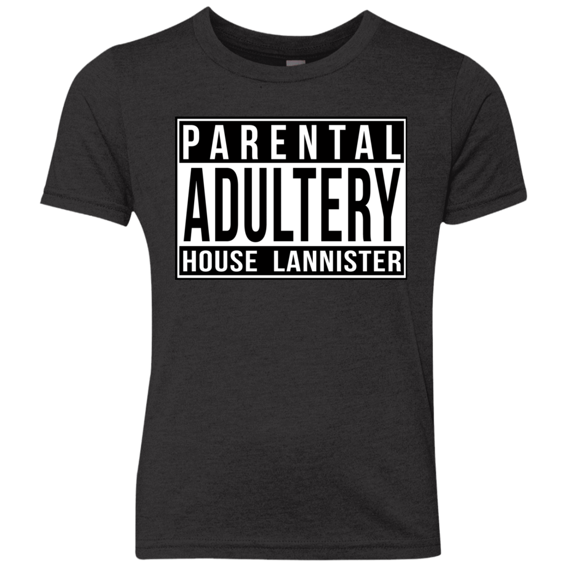 T-Shirts Vintage Black / YXS Parental Adultery Youth Triblend T-Shirt