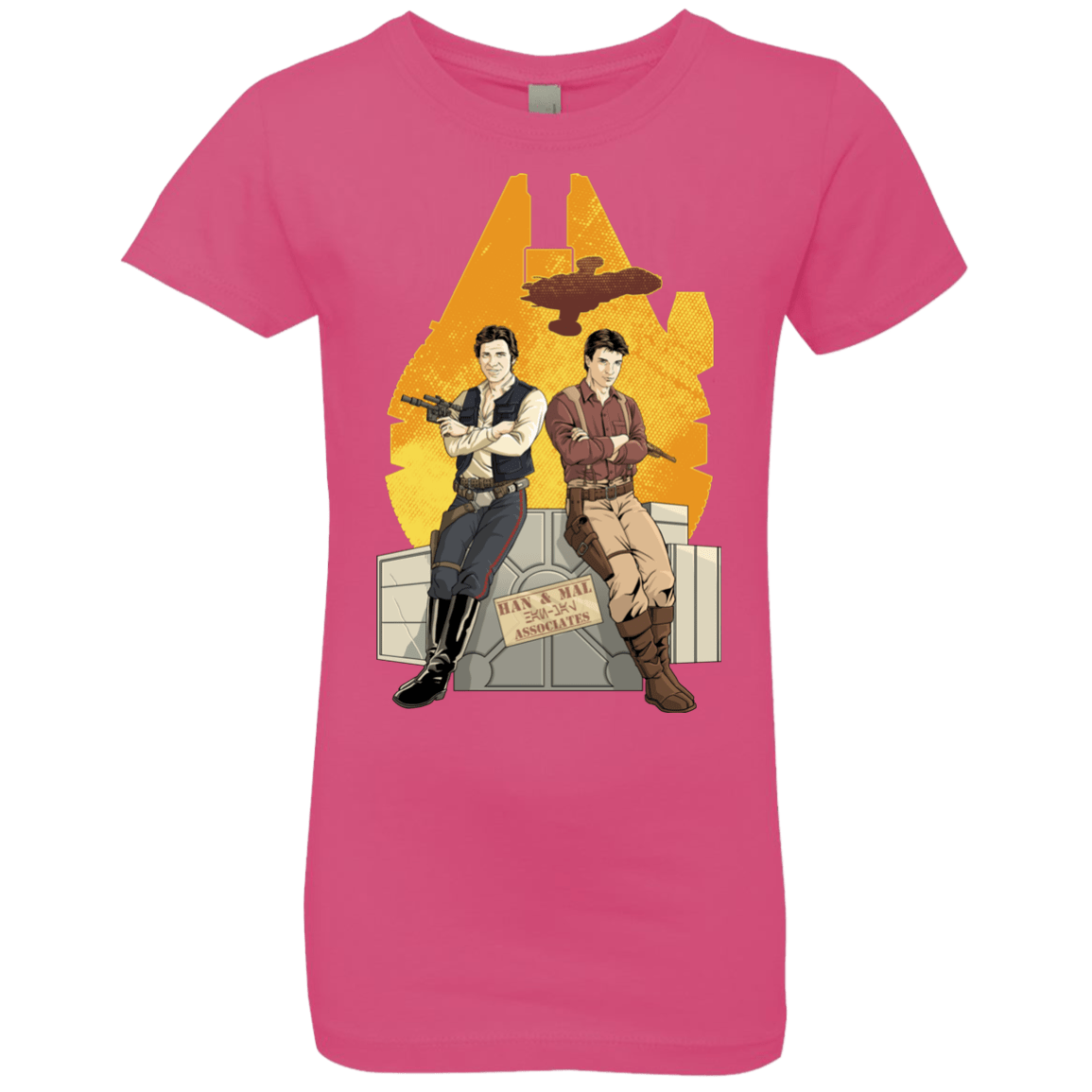 T-Shirts Hot Pink / YXS Partners In Crime Girls Premium T-Shirt
