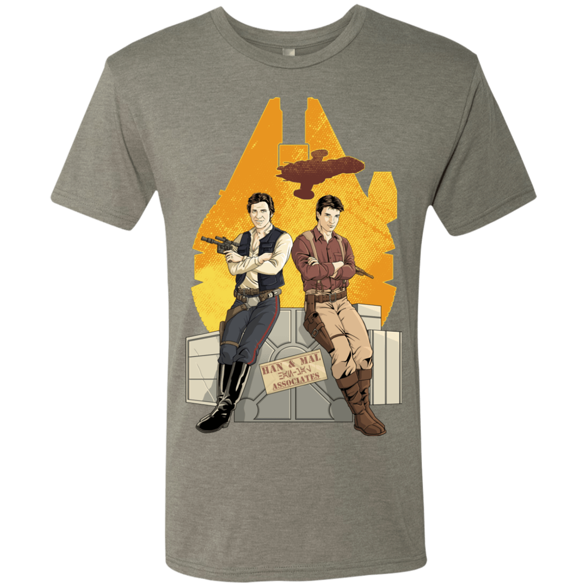 T-Shirts Venetian Grey / Small Partners In Crime Men's Triblend T-Shirt