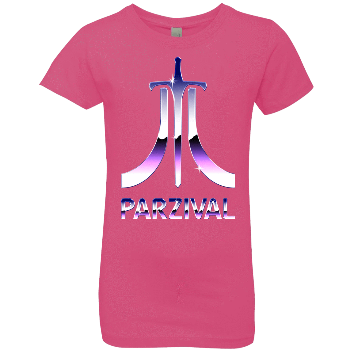 T-Shirts Hot Pink / YXS Parzival Retro Girls Premium T-Shirt