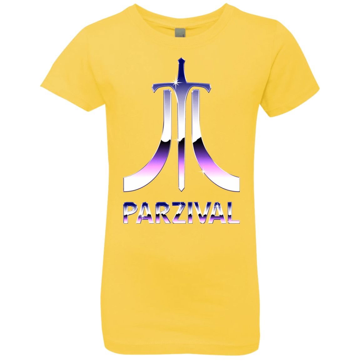 T-Shirts Vibrant Yellow / YXS Parzival Retro Girls Premium T-Shirt