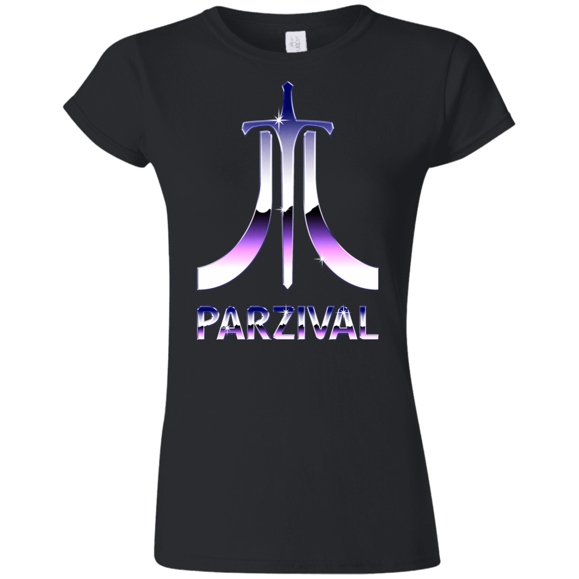 T-Shirts Black / S Parzival Retro Junior Slimmer-Fit T-Shirt