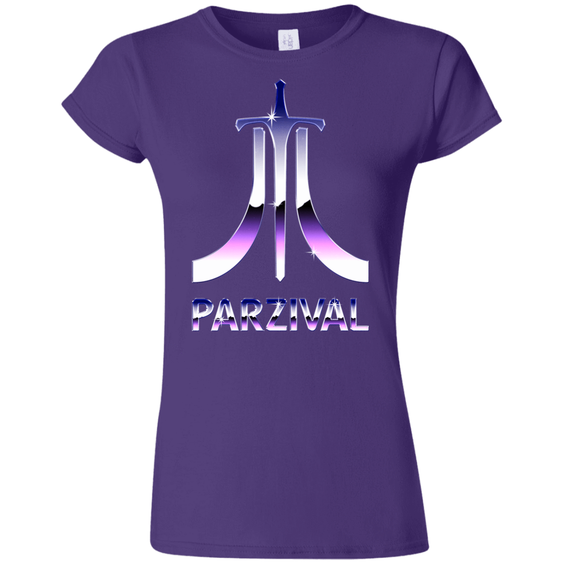 T-Shirts Purple / S Parzival Retro Junior Slimmer-Fit T-Shirt