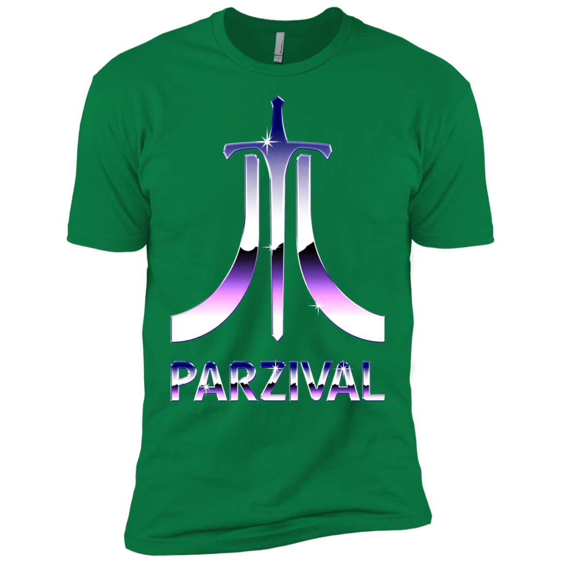 T-Shirts Kelly Green / X-Small Parzival Retro Men's Premium T-Shirt