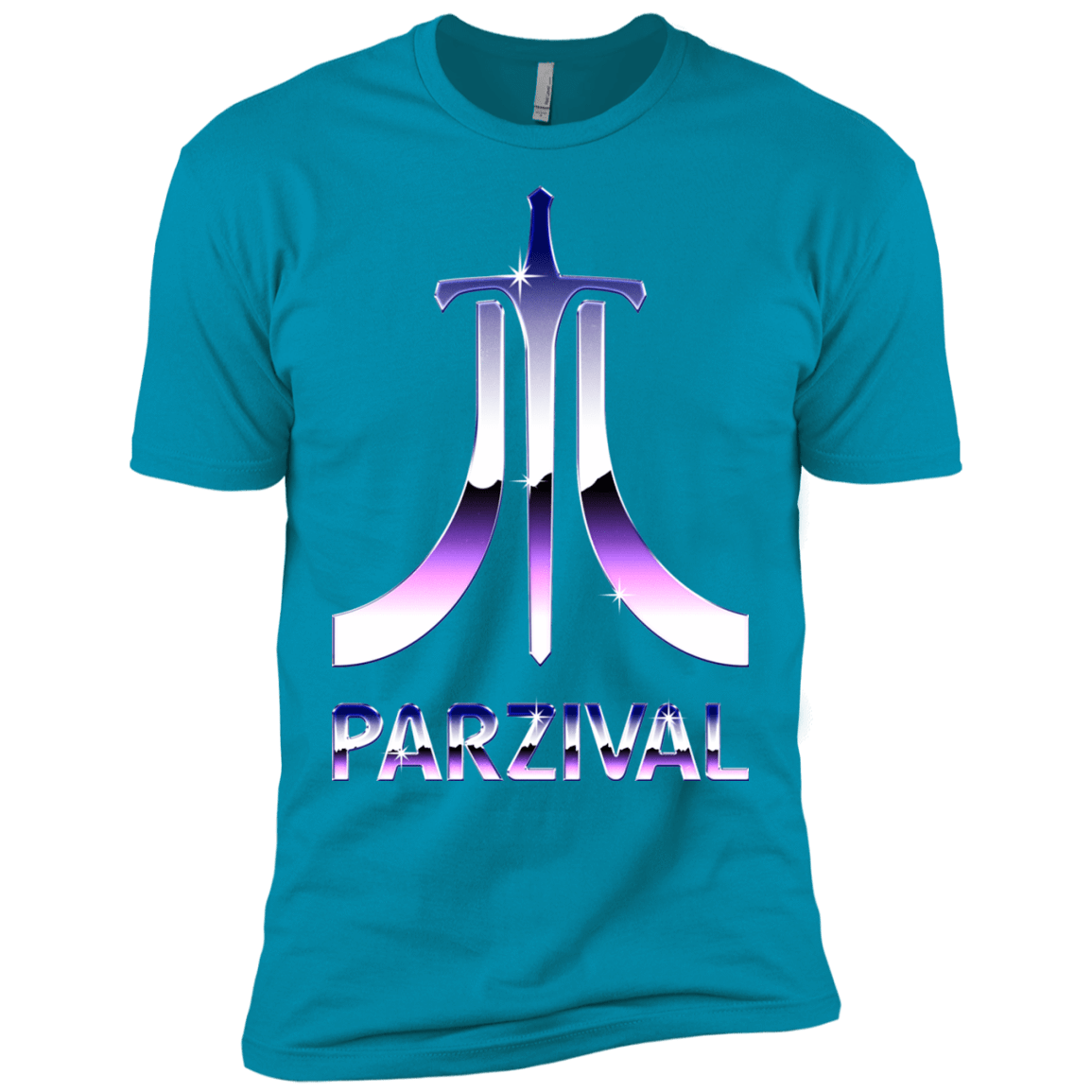 T-Shirts Turquoise / X-Small Parzival Retro Men's Premium T-Shirt