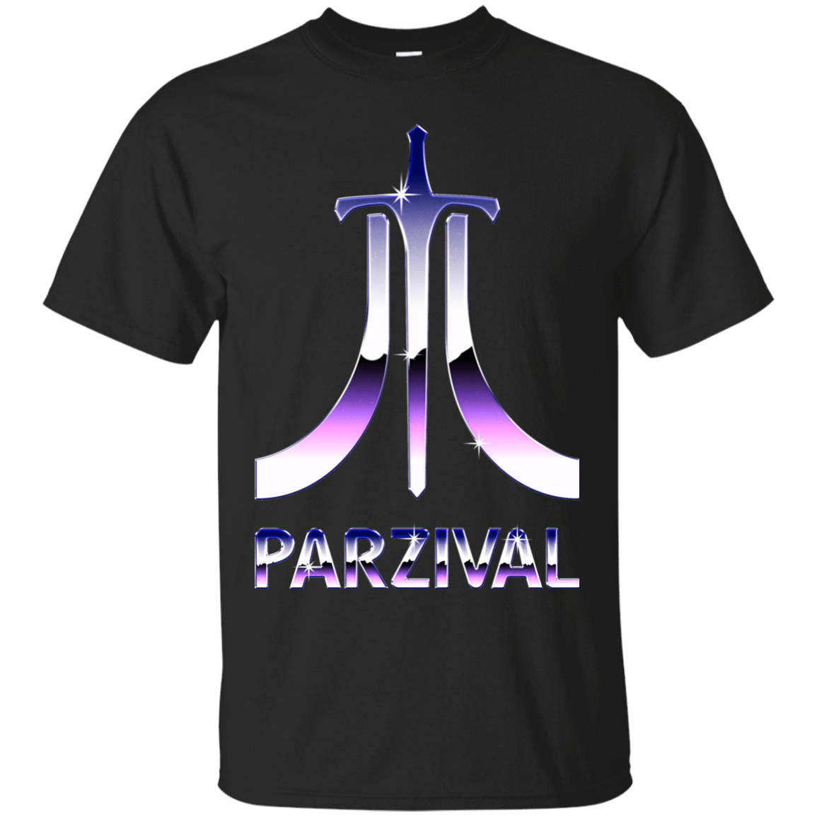 T-Shirts Black / S Parzival Retro T-Shirt