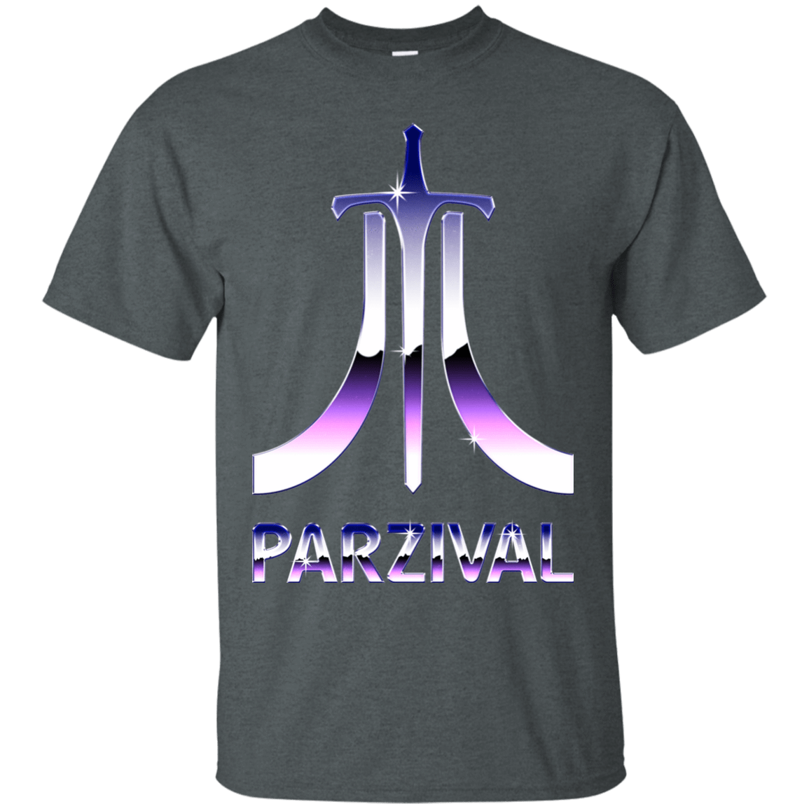 T-Shirts Dark Heather / S Parzival Retro T-Shirt