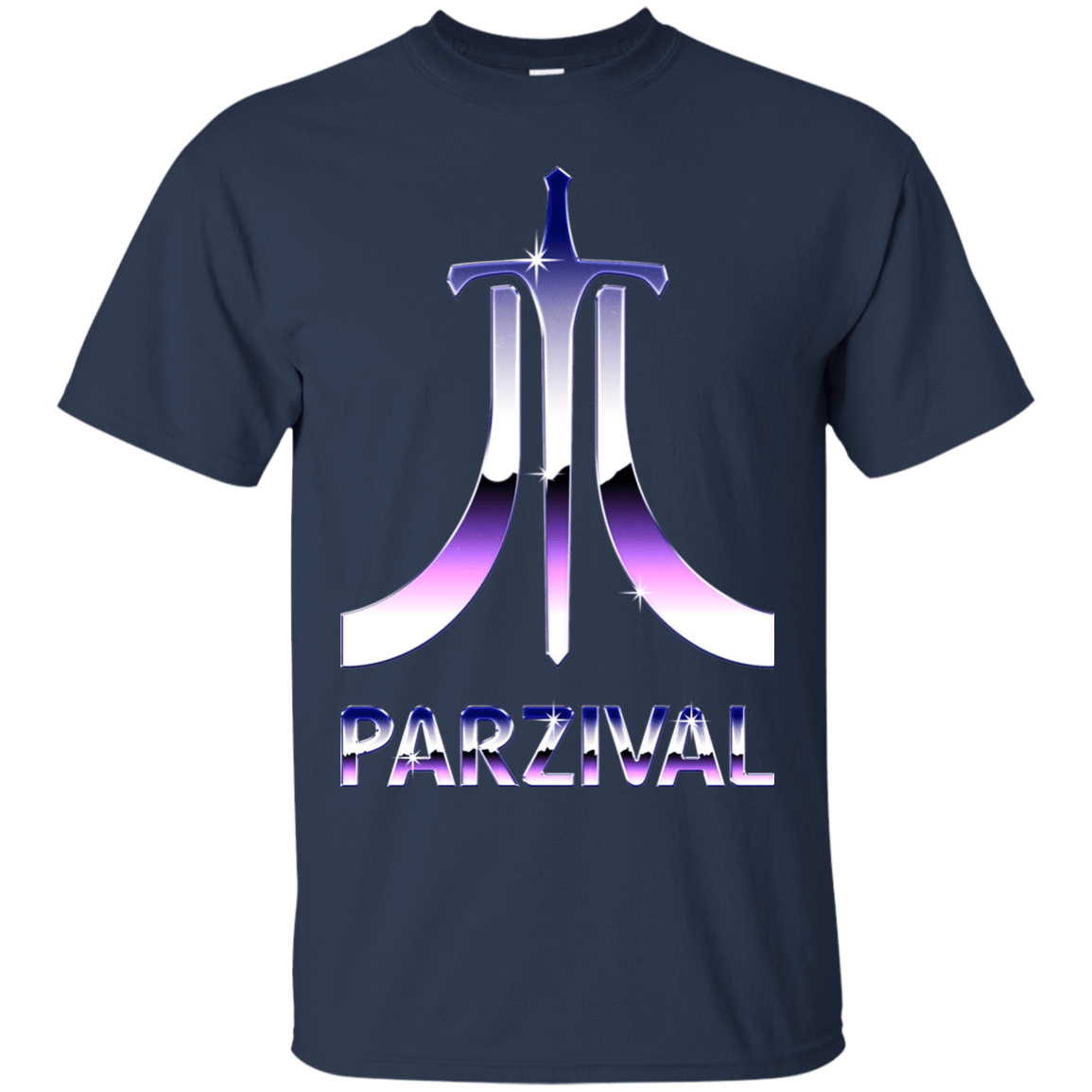 T-Shirts Navy / S Parzival Retro T-Shirt