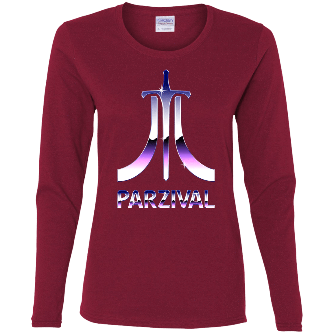 T-Shirts Cardinal / S Parzival Retro Women's Long Sleeve T-Shirt
