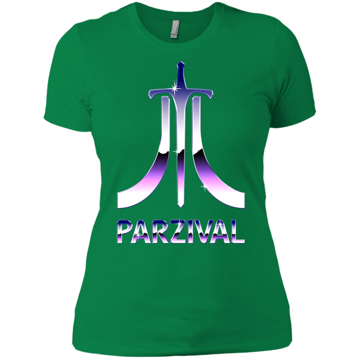 T-Shirts Kelly Green / X-Small Parzival Retro Women's Premium T-Shirt