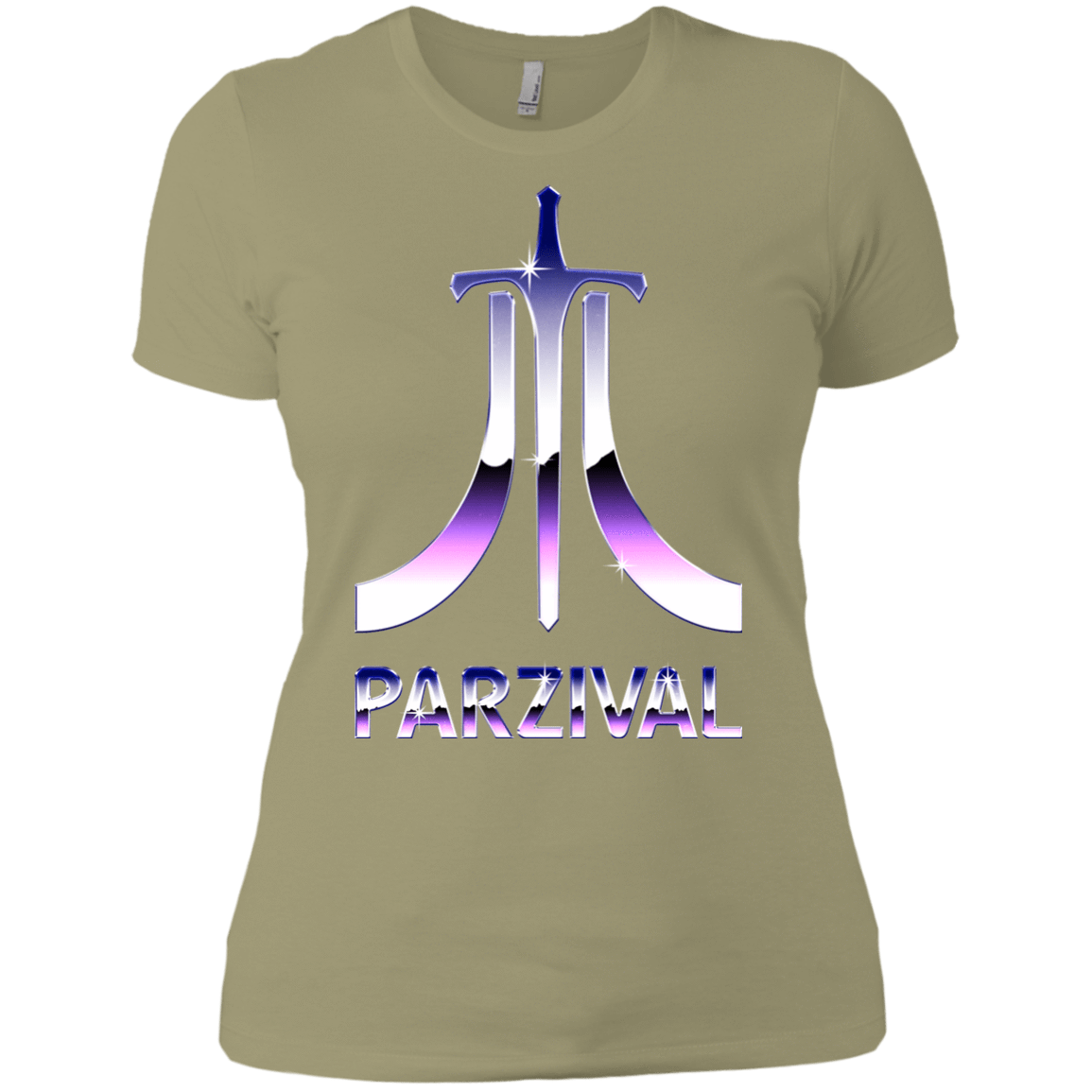 T-Shirts Light Olive / X-Small Parzival Retro Women's Premium T-Shirt