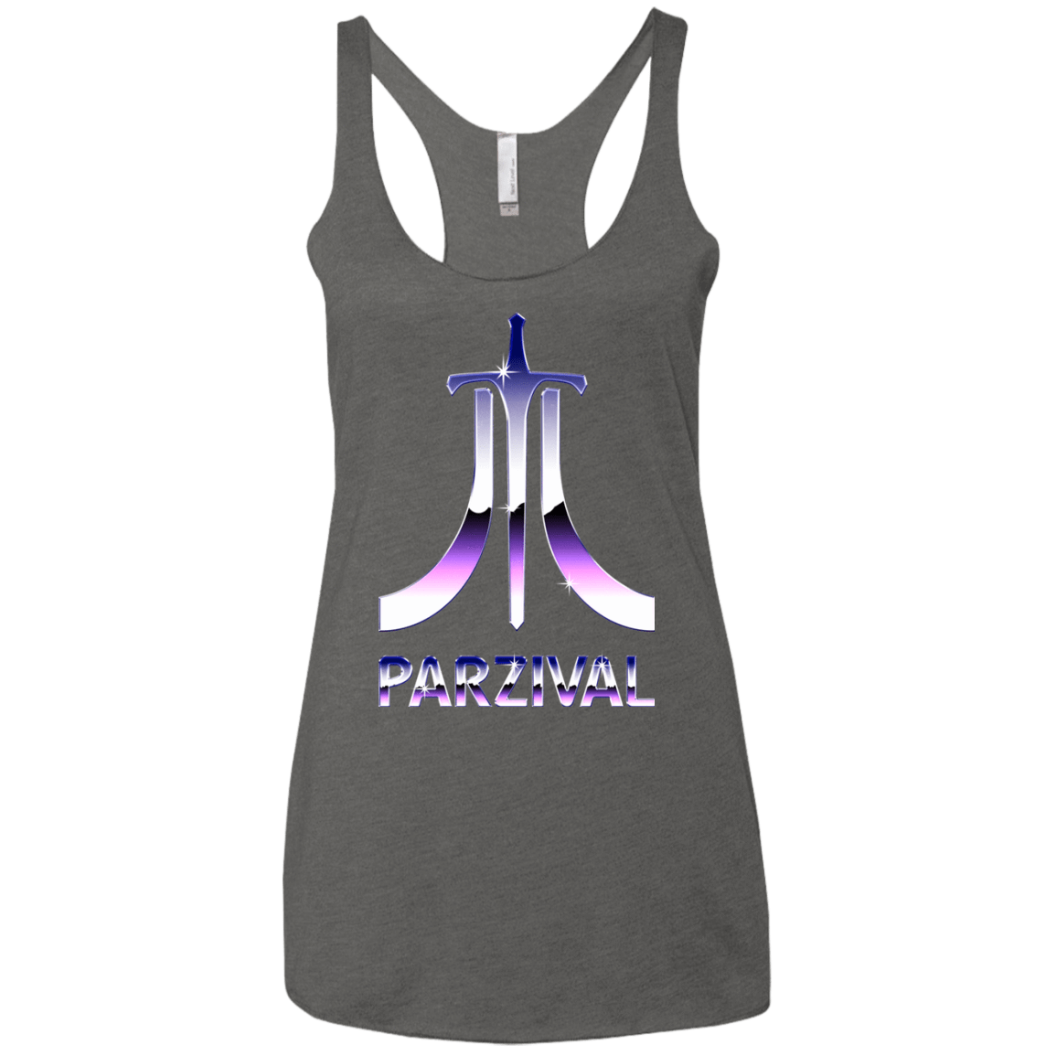 T-Shirts Premium Heather / X-Small Parzival Retro Women's Triblend Racerback Tank
