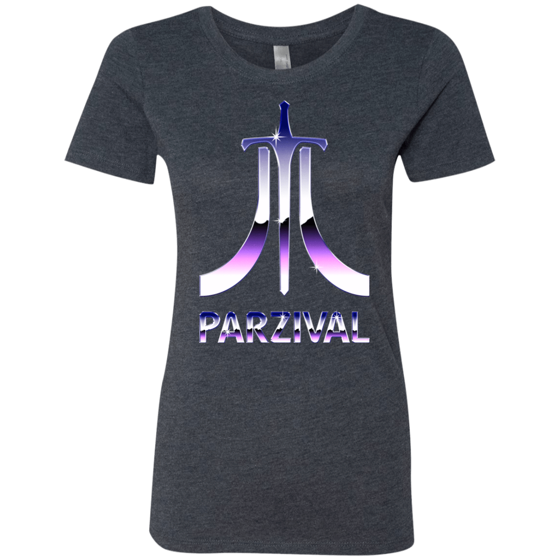 T-Shirts Vintage Navy / S Parzival Retro Women's Triblend T-Shirt