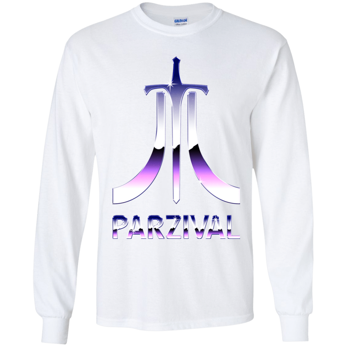 T-Shirts White / YS Parzival Retro Youth Long Sleeve T-Shirt
