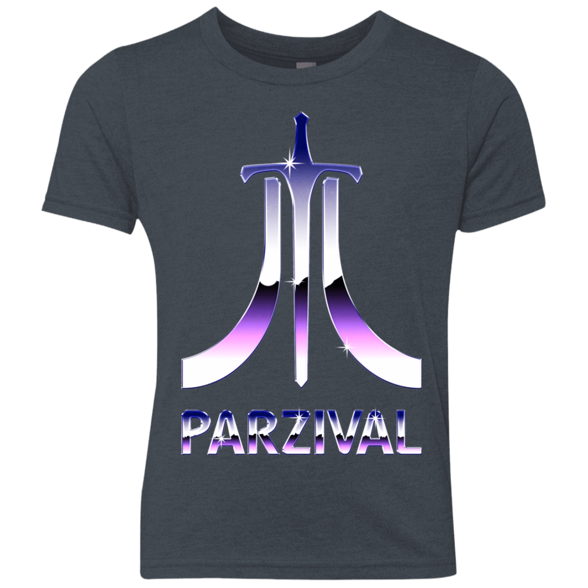 T-Shirts Vintage Navy / YXS Parzival Retro Youth Triblend T-Shirt