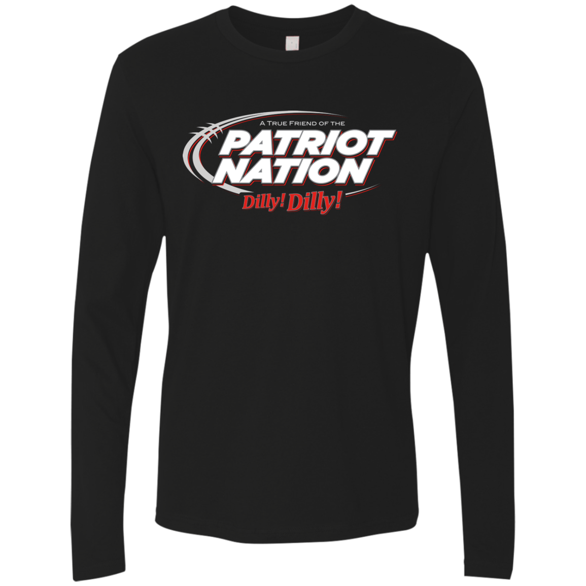 T-Shirts Black / Small Patriot Nation Dilly Dilly Men's Premium Long Sleeve