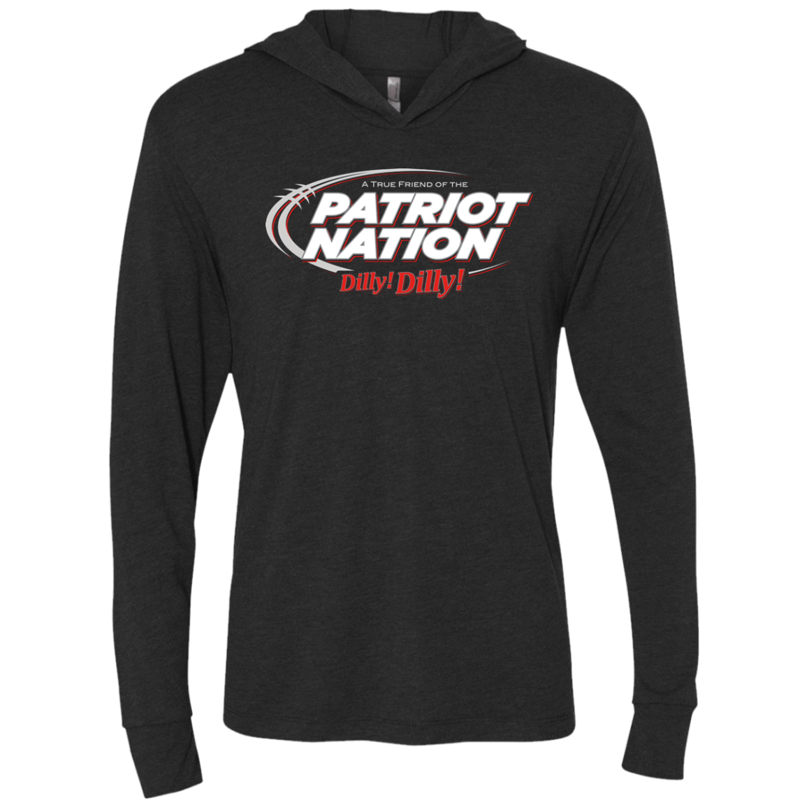 T-Shirts Vintage Black / X-Small Patriot Nation Dilly Dilly Triblend Long Sleeve Hoodie Tee