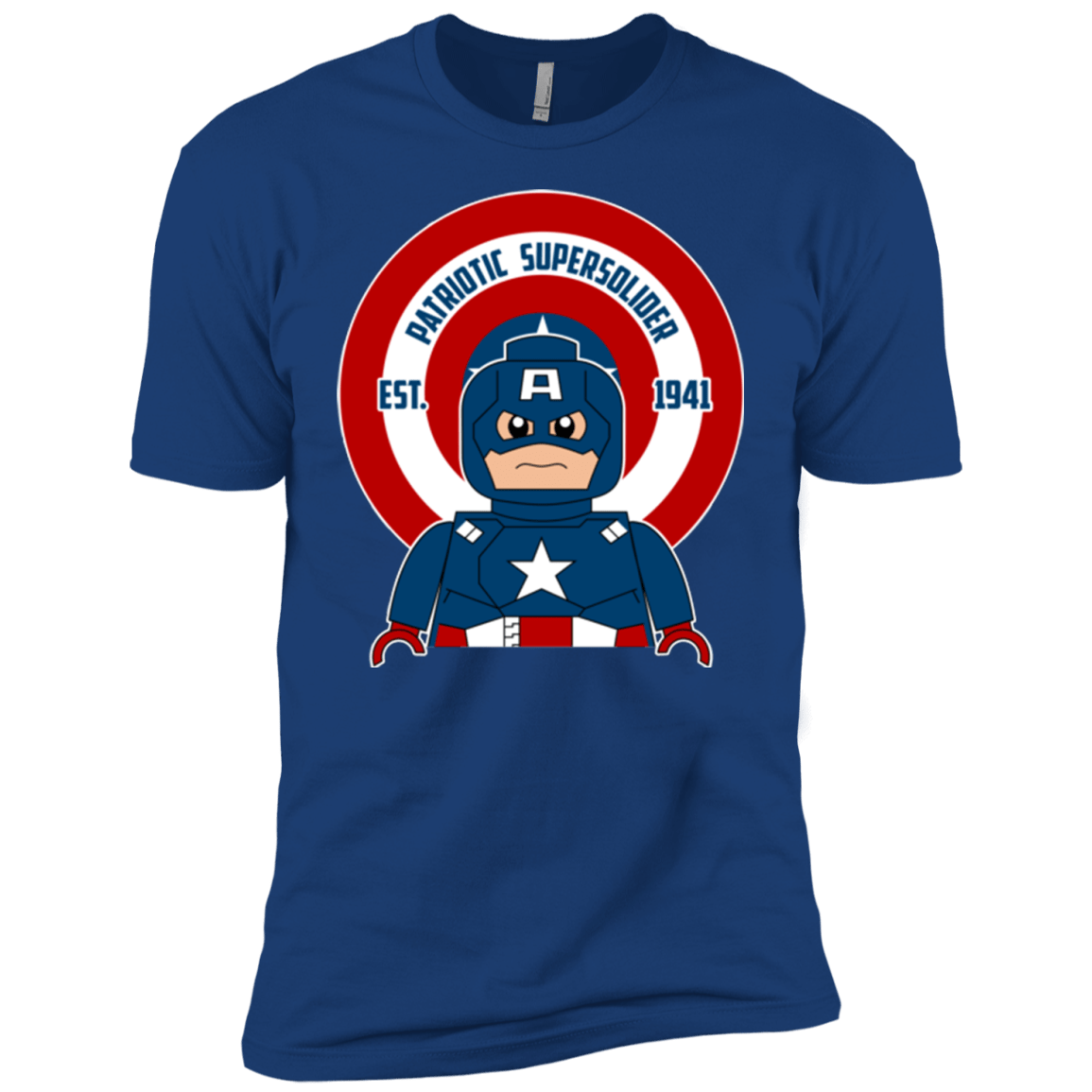 T-Shirts Royal / YXS Patriotic Supersoldier Boys Premium T-Shirt