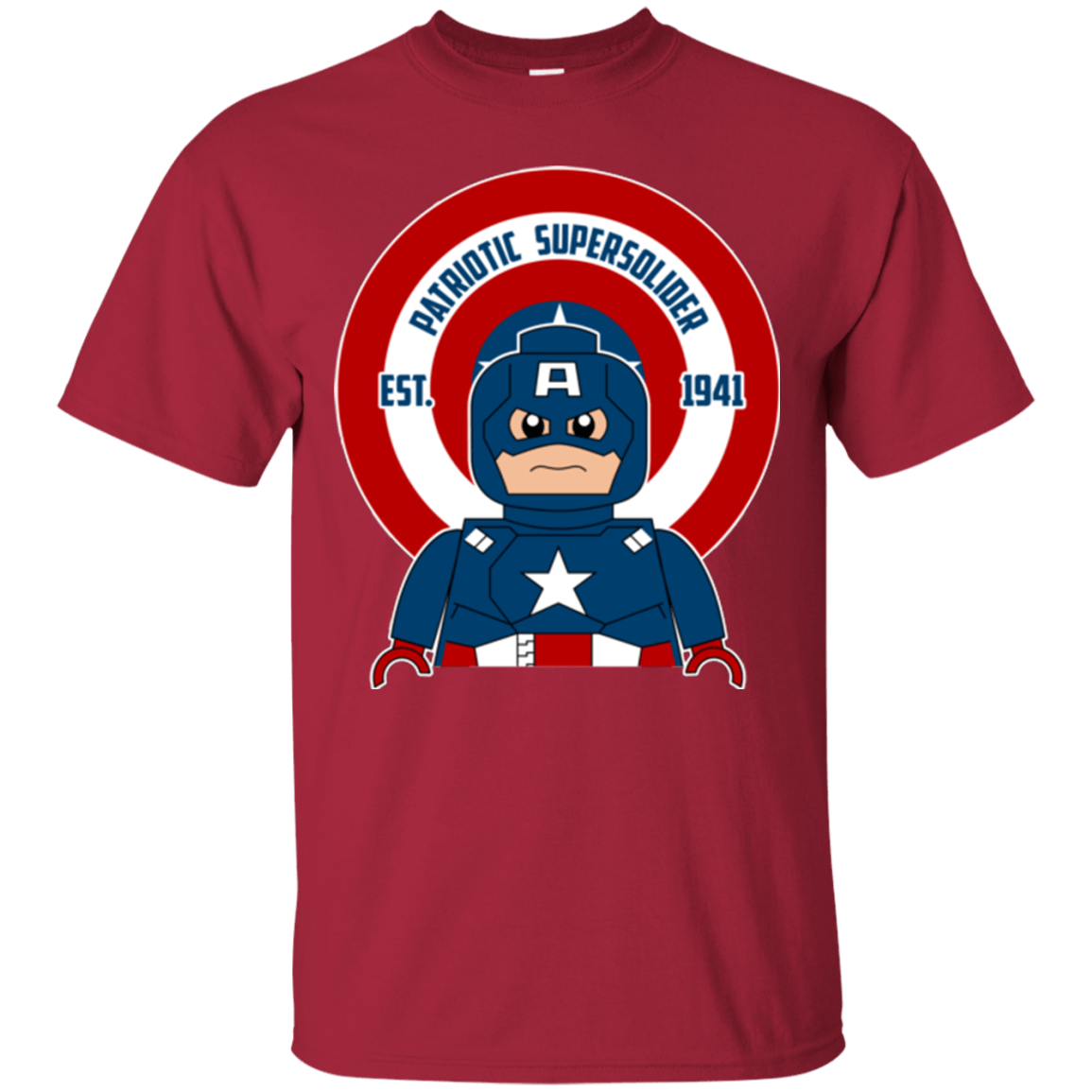 T-Shirts Cardinal / Small Patriotic Supersoldier T-Shirt