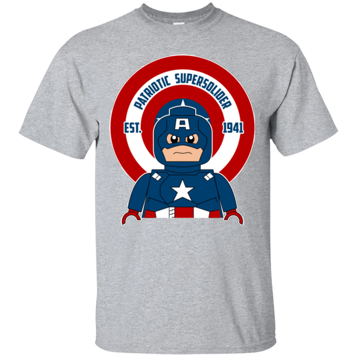 T-Shirts Sport Grey / Small Patriotic Supersoldier T-Shirt