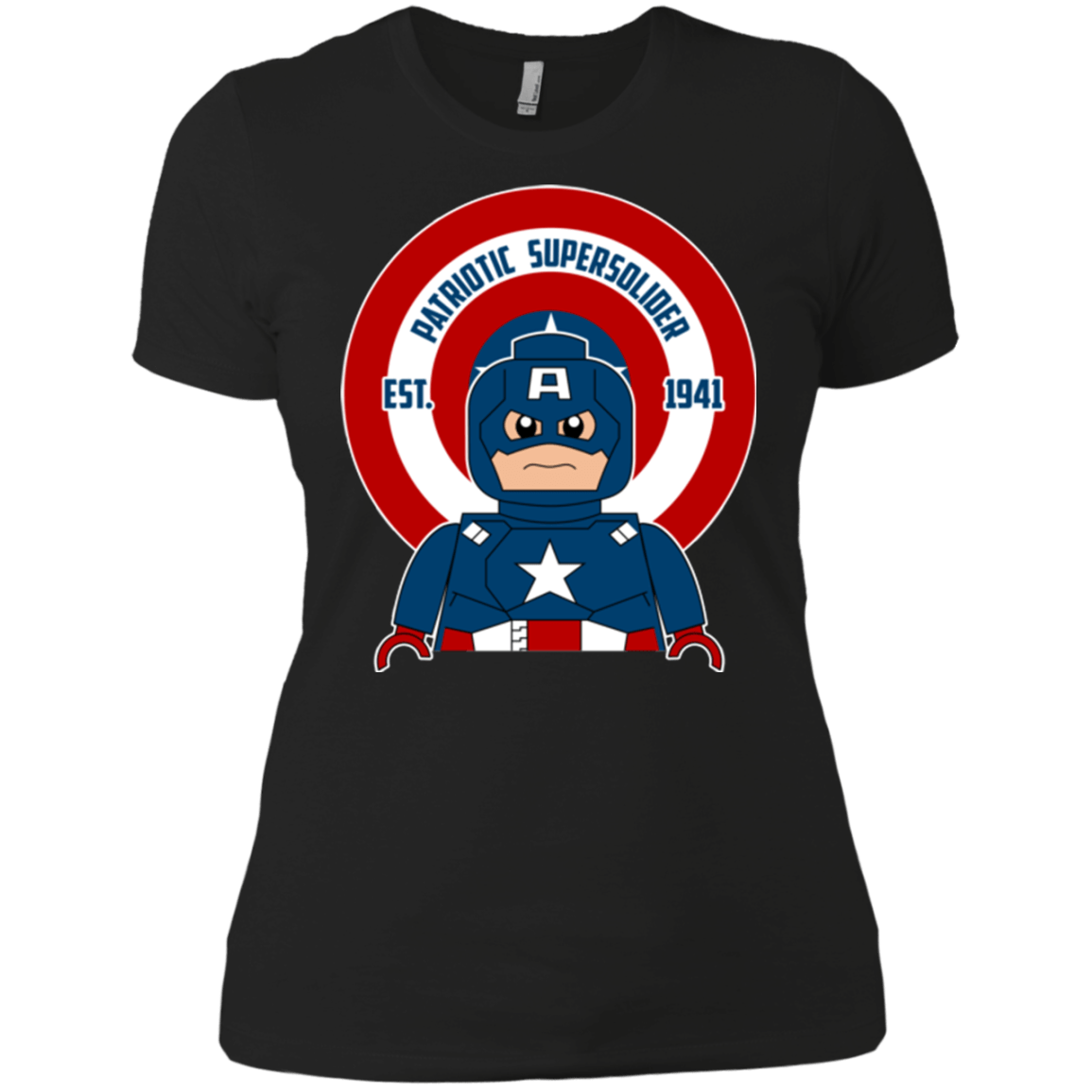 T-Shirts Black / X-Small Patriotic Supersoldier Women's Premium T-Shirt