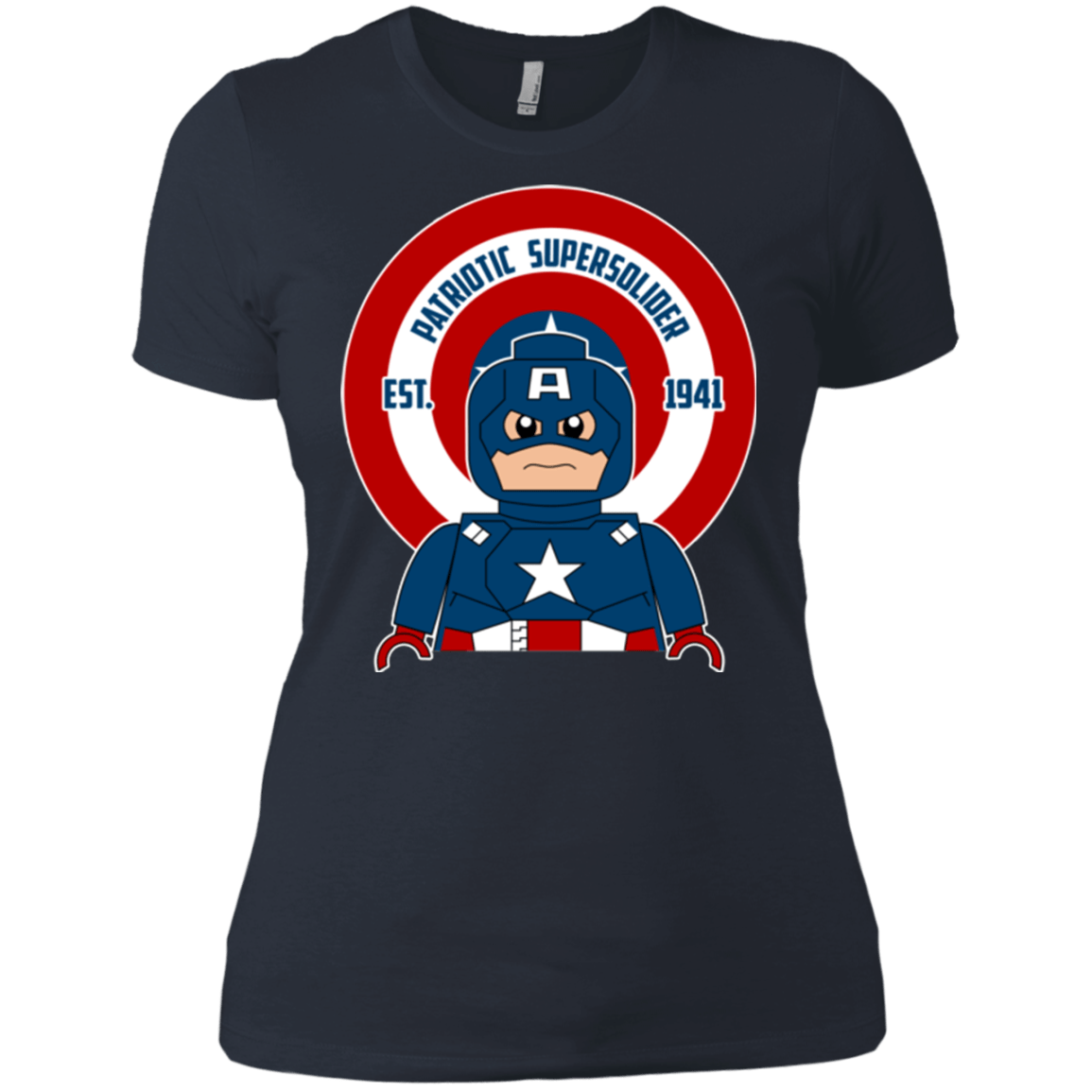T-Shirts Indigo / X-Small Patriotic Supersoldier Women's Premium T-Shirt