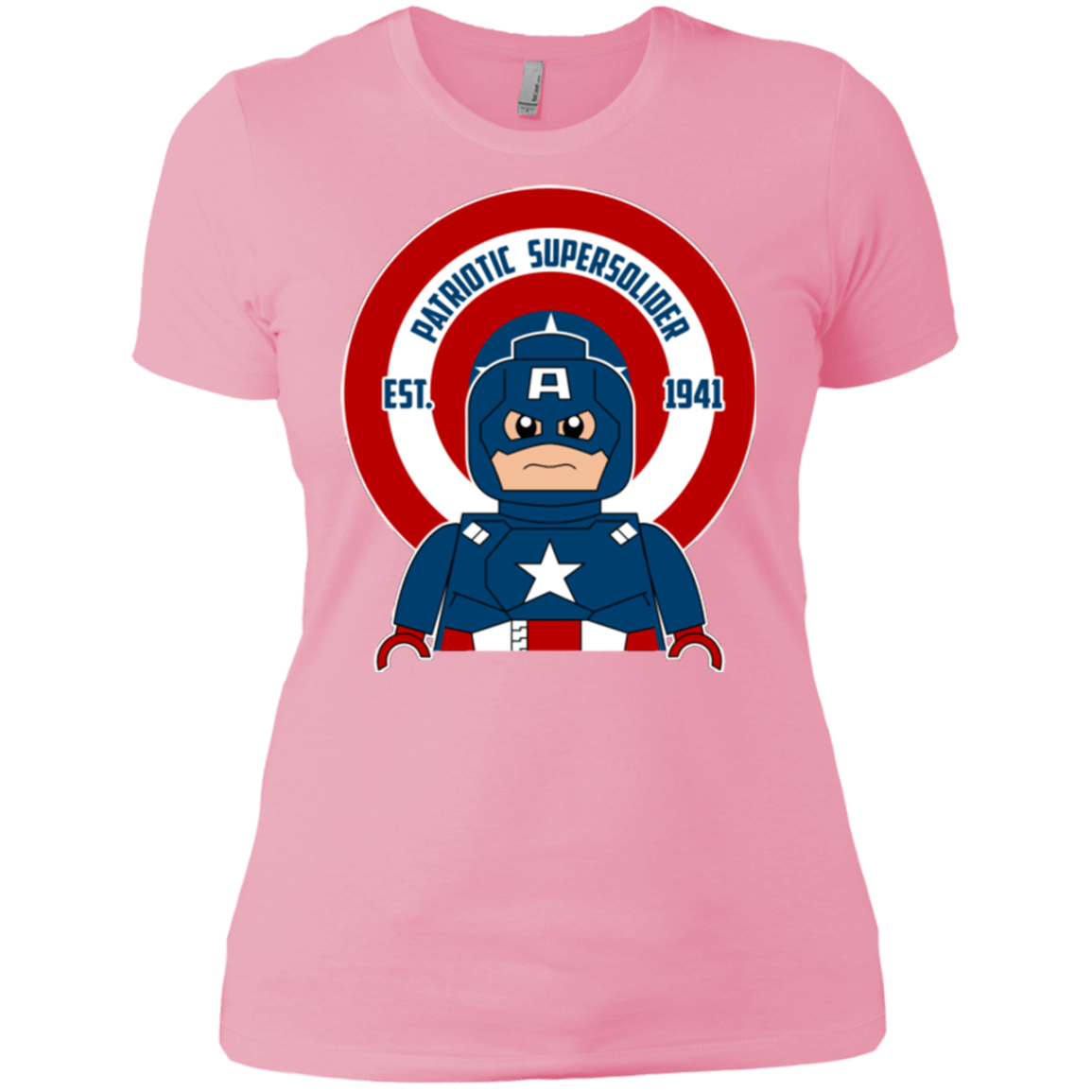 T-Shirts Light Pink / X-Small Patriotic Supersoldier Women's Premium T-Shirt