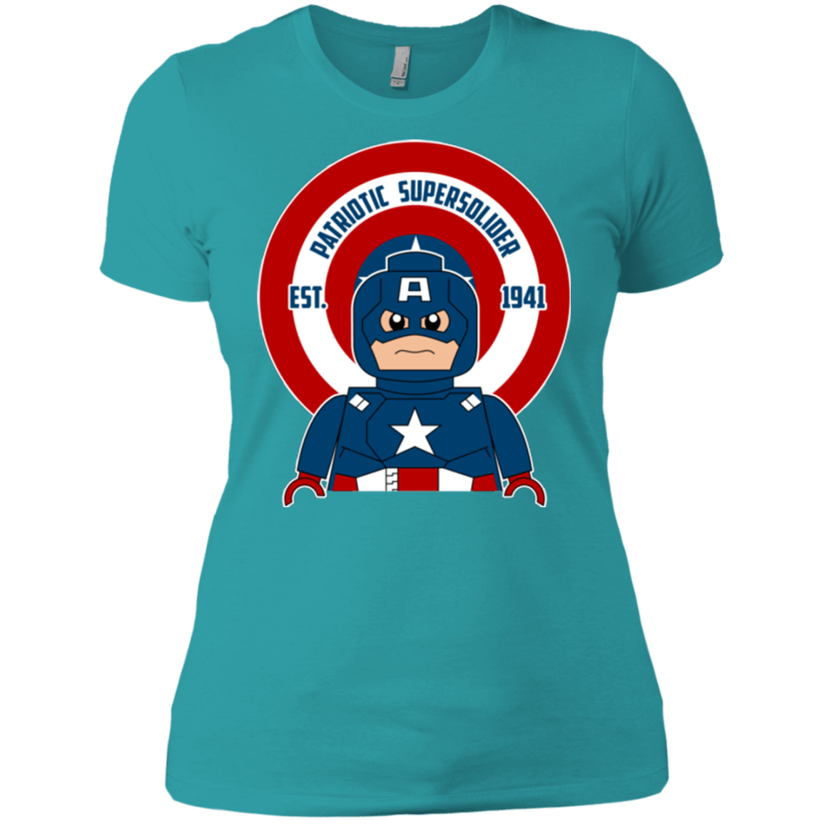 T-Shirts Tahiti Blue / X-Small Patriotic Supersoldier Women's Premium T-Shirt