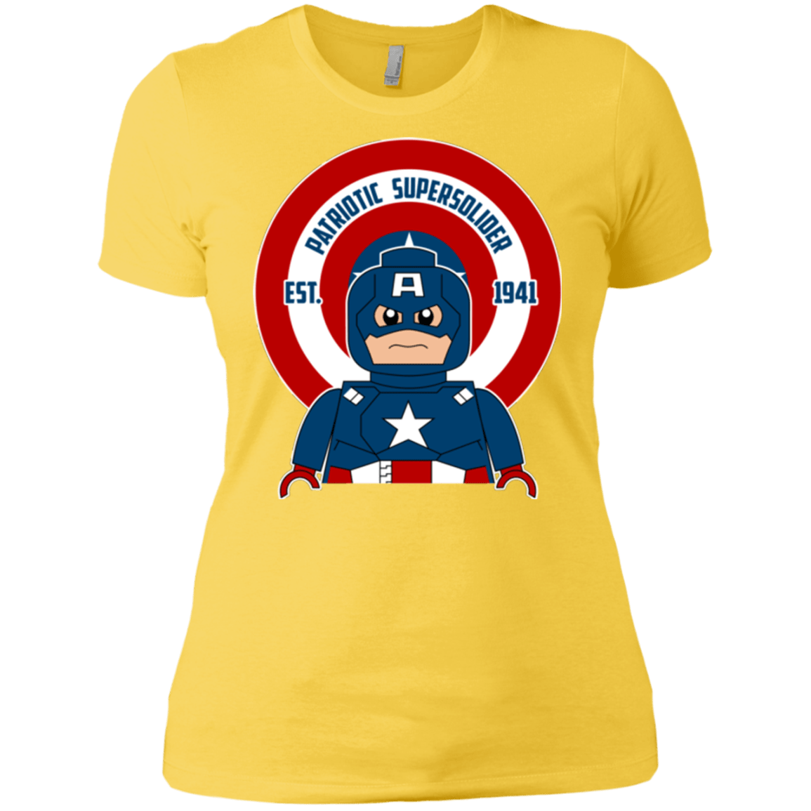 T-Shirts Vibrant Yellow / X-Small Patriotic Supersoldier Women's Premium T-Shirt