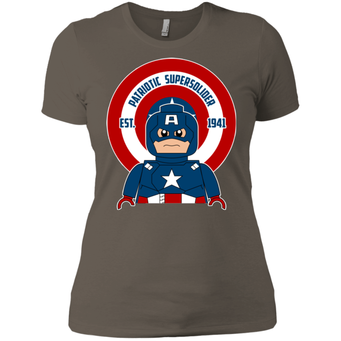 T-Shirts Warm Grey / X-Small Patriotic Supersoldier Women's Premium T-Shirt