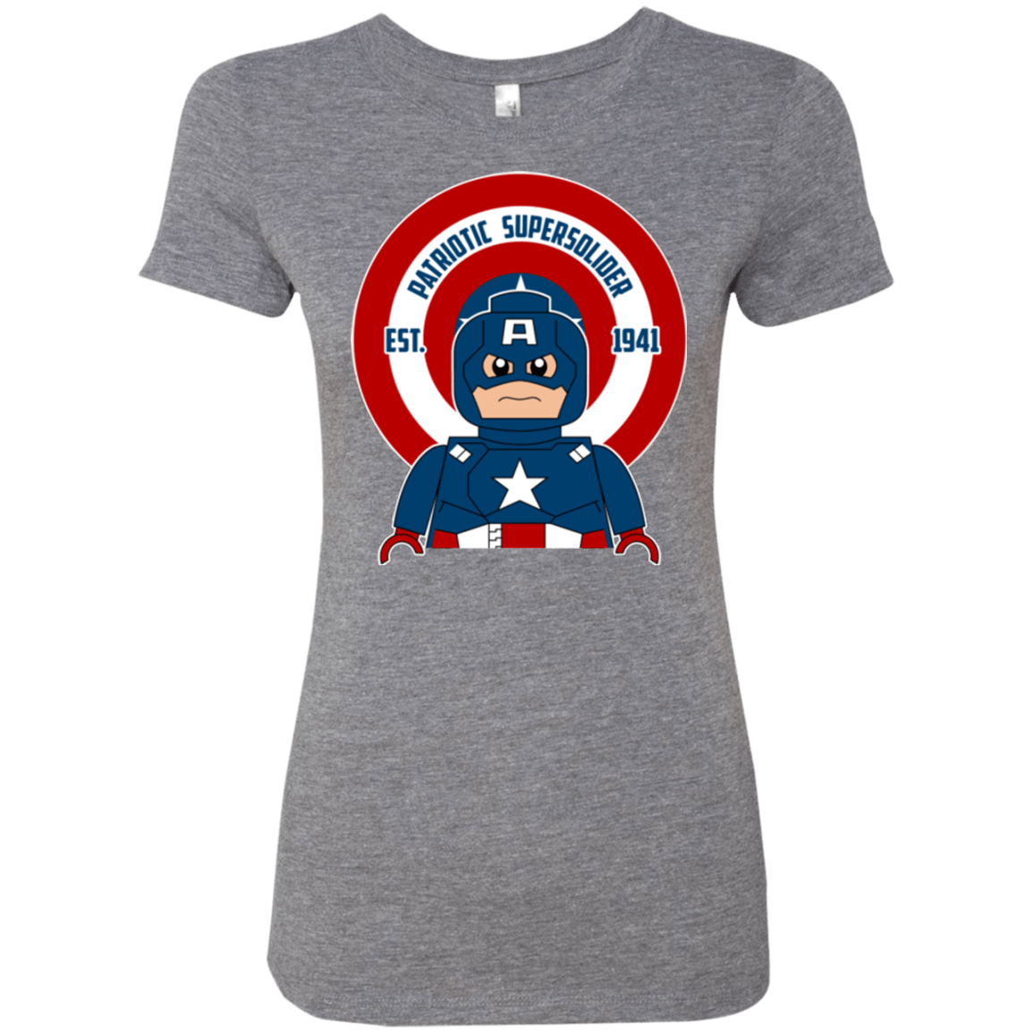 T-Shirts Premium Heather / Small Patriotic Supersoldier Women's Triblend T-Shirt