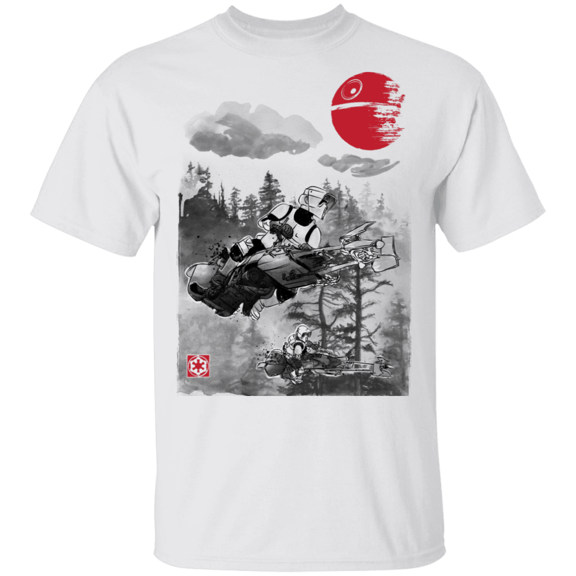 T-Shirts White / S Patrolling the Endor Moon T-Shirt