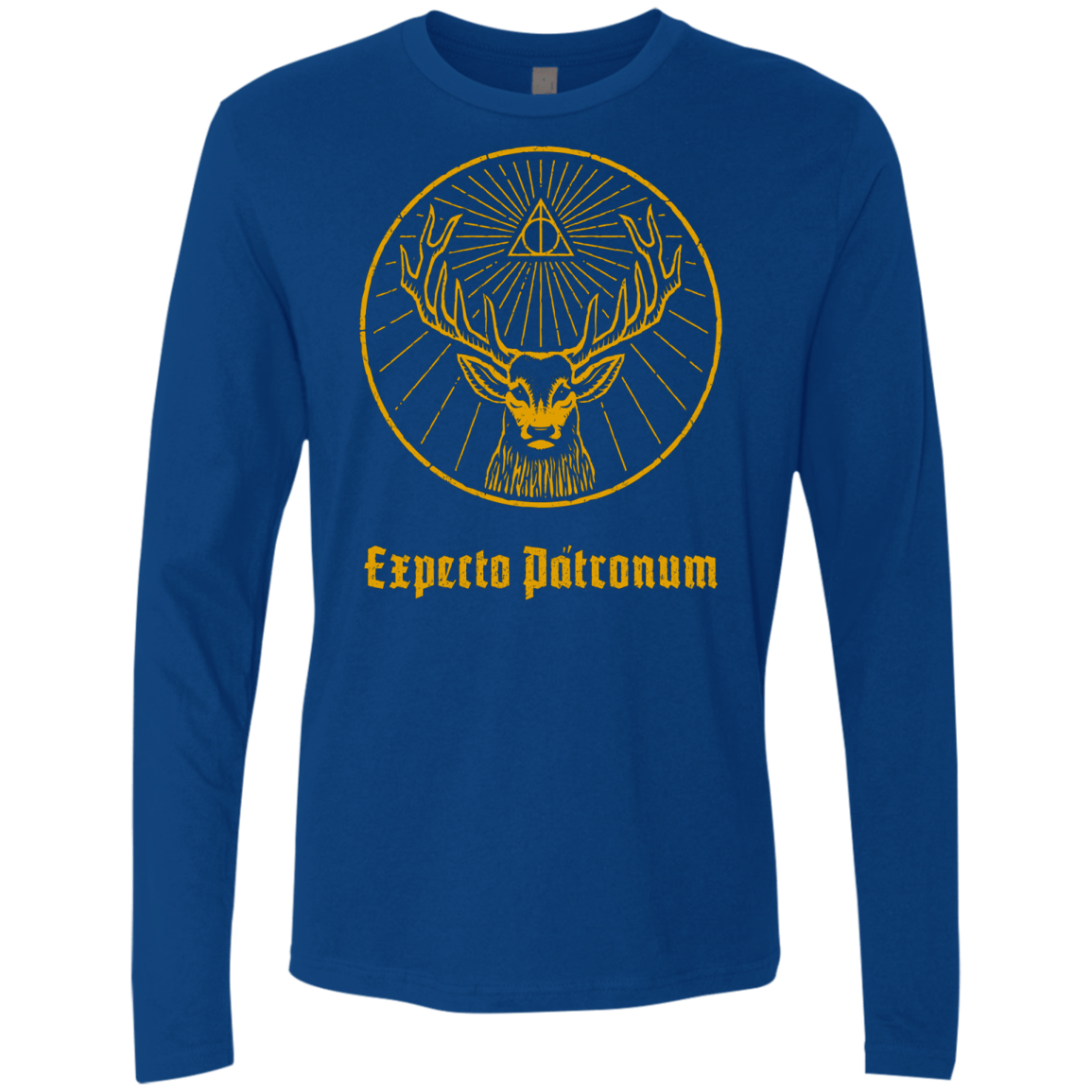 T-Shirts Royal / Small Patronumeister House Men's Premium Long Sleeve