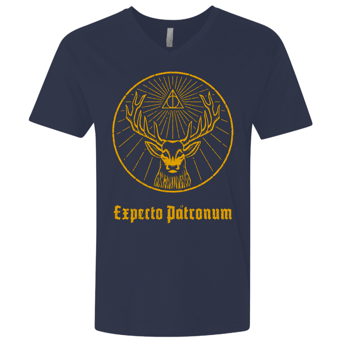 T-Shirts Midnight Navy / X-Small Patronumeister House Men's Premium V-Neck
