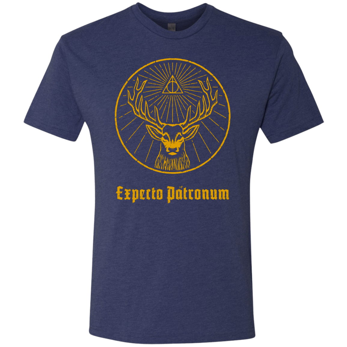 T-Shirts Vintage Navy / Small Patronumeister House Men's Triblend T-Shirt