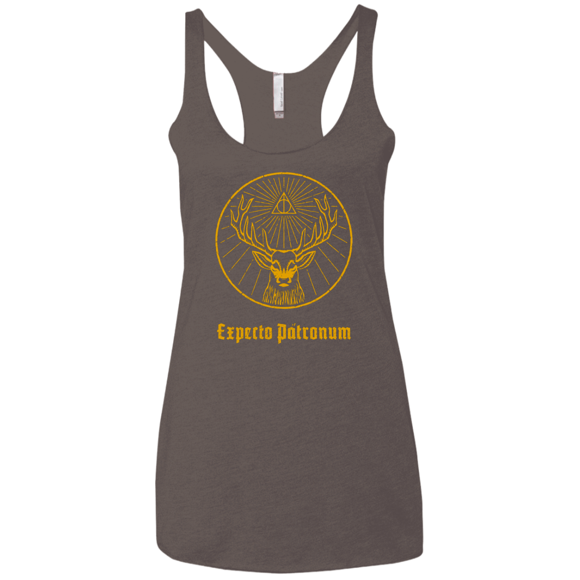 T-Shirts Macchiato / X-Small Patronumeister House Women's Triblend Racerback Tank