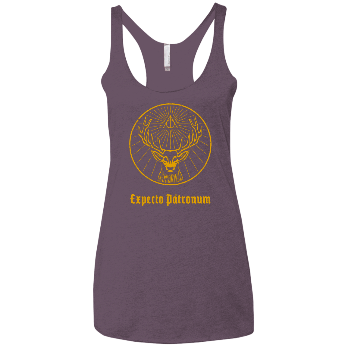 T-Shirts Vintage Purple / X-Small Patronumeister House Women's Triblend Racerback Tank