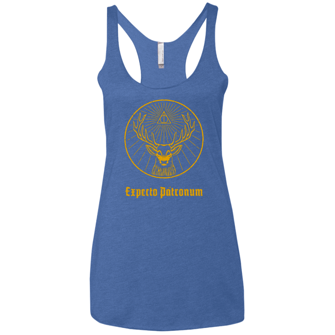 T-Shirts Vintage Royal / X-Small Patronumeister House Women's Triblend Racerback Tank