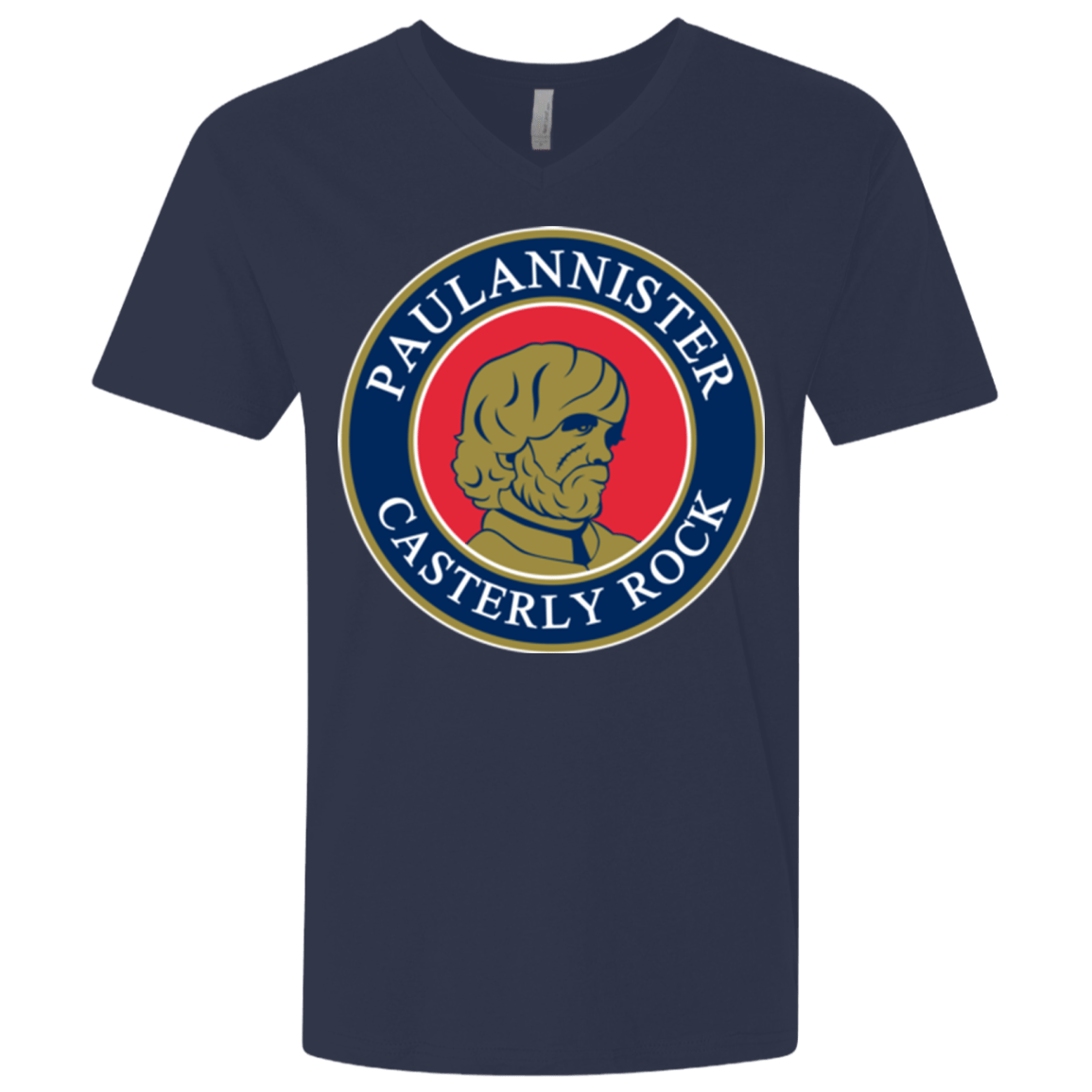 T-Shirts Midnight Navy / X-Small Paulannister Men's Premium V-Neck
