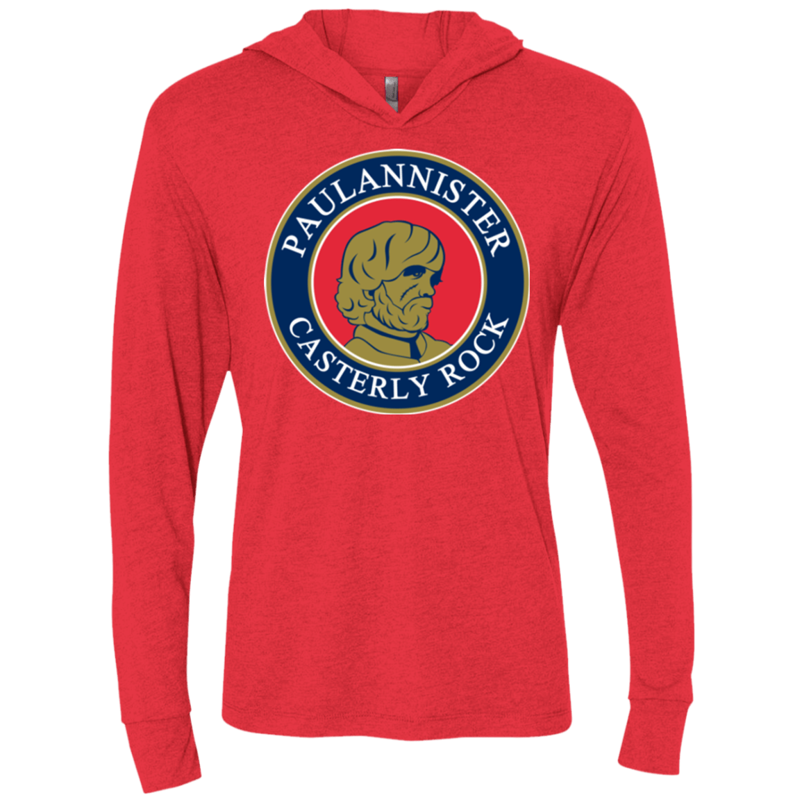 T-Shirts Vintage Red / X-Small Paulannister Triblend Long Sleeve Hoodie Tee