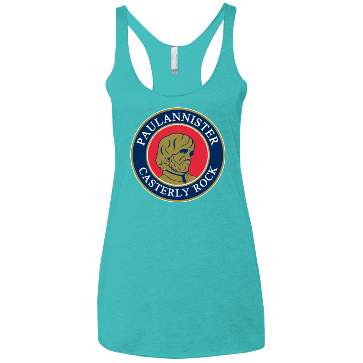 T-Shirts Tahiti Blue / X-Small Paulannister Women's Triblend Racerback Tank