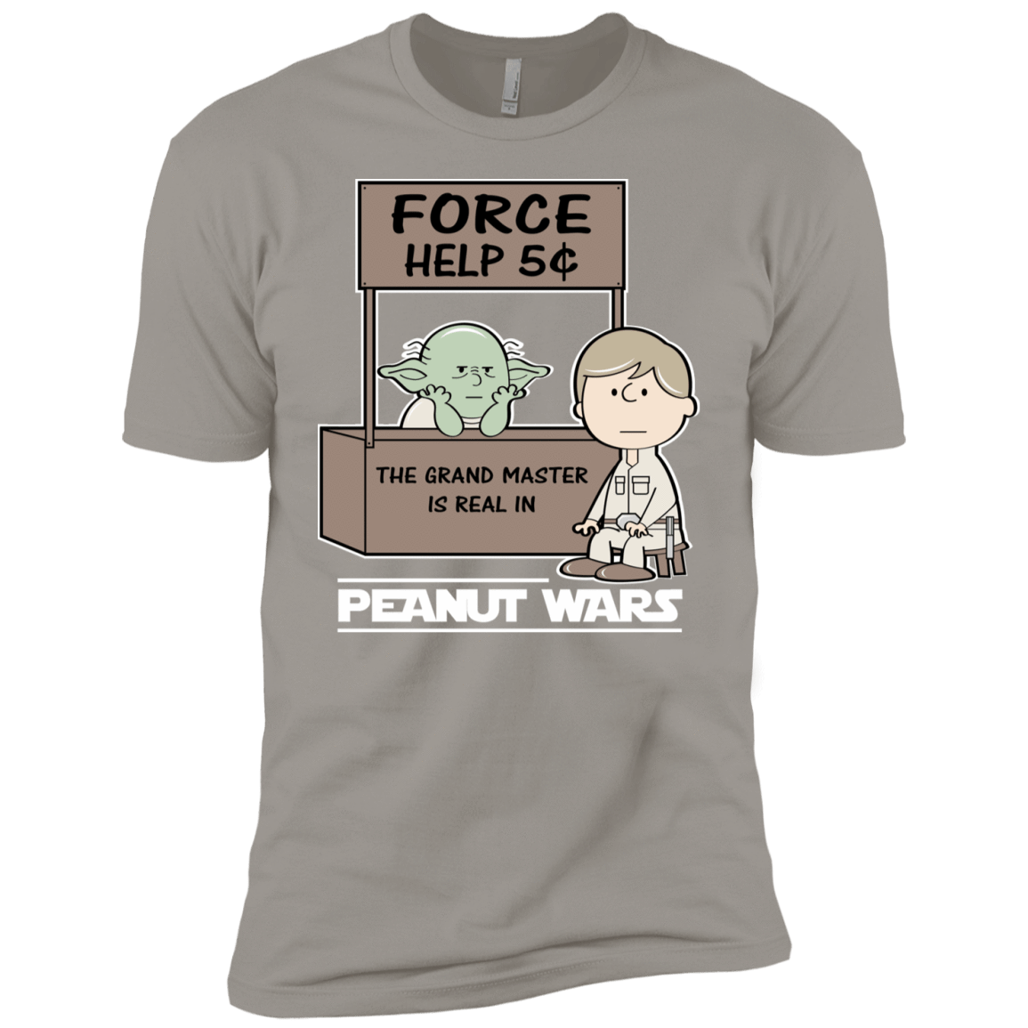 T-Shirts Light Grey / YXS Peanut Wars 2 Boys Premium T-Shirt