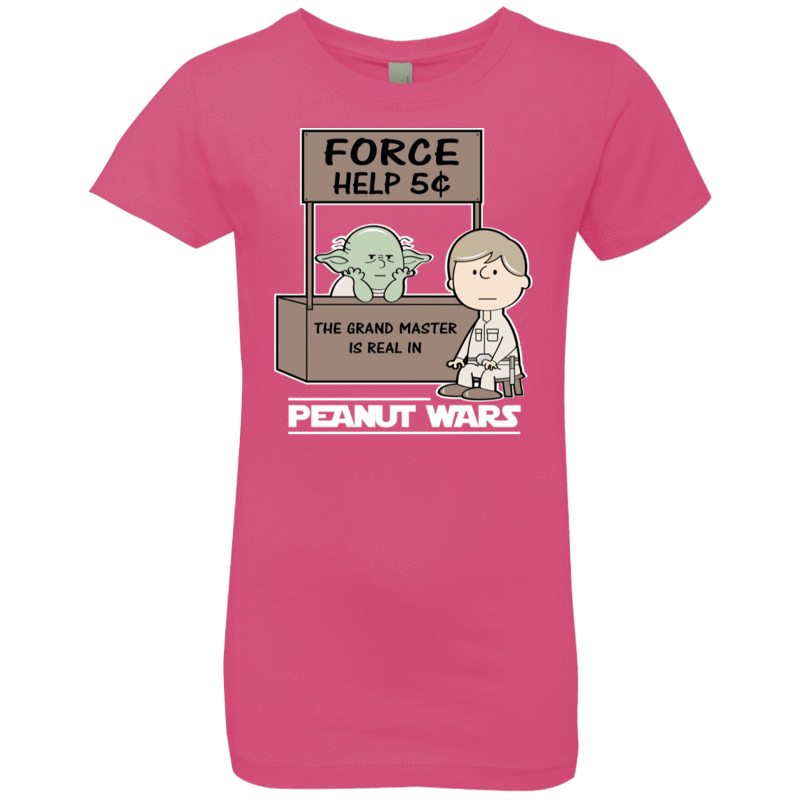 T-Shirts Hot Pink / YXS Peanut Wars 2 Girls Premium T-Shirt