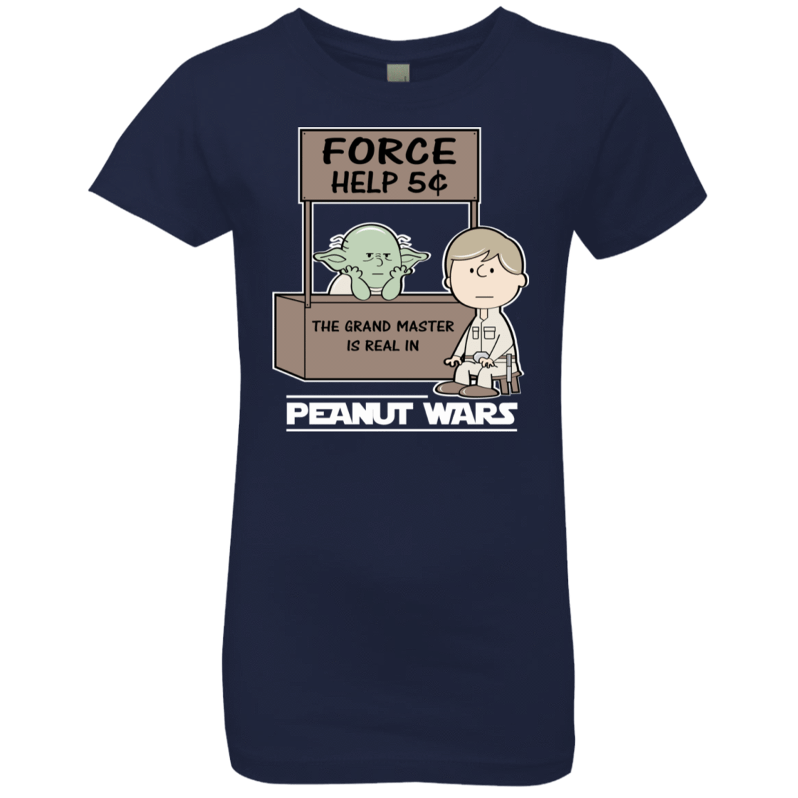 T-Shirts Midnight Navy / YXS Peanut Wars 2 Girls Premium T-Shirt