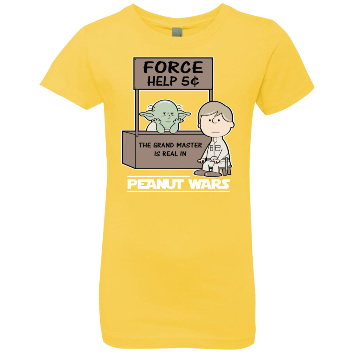 T-Shirts Vibrant Yellow / YXS Peanut Wars 2 Girls Premium T-Shirt