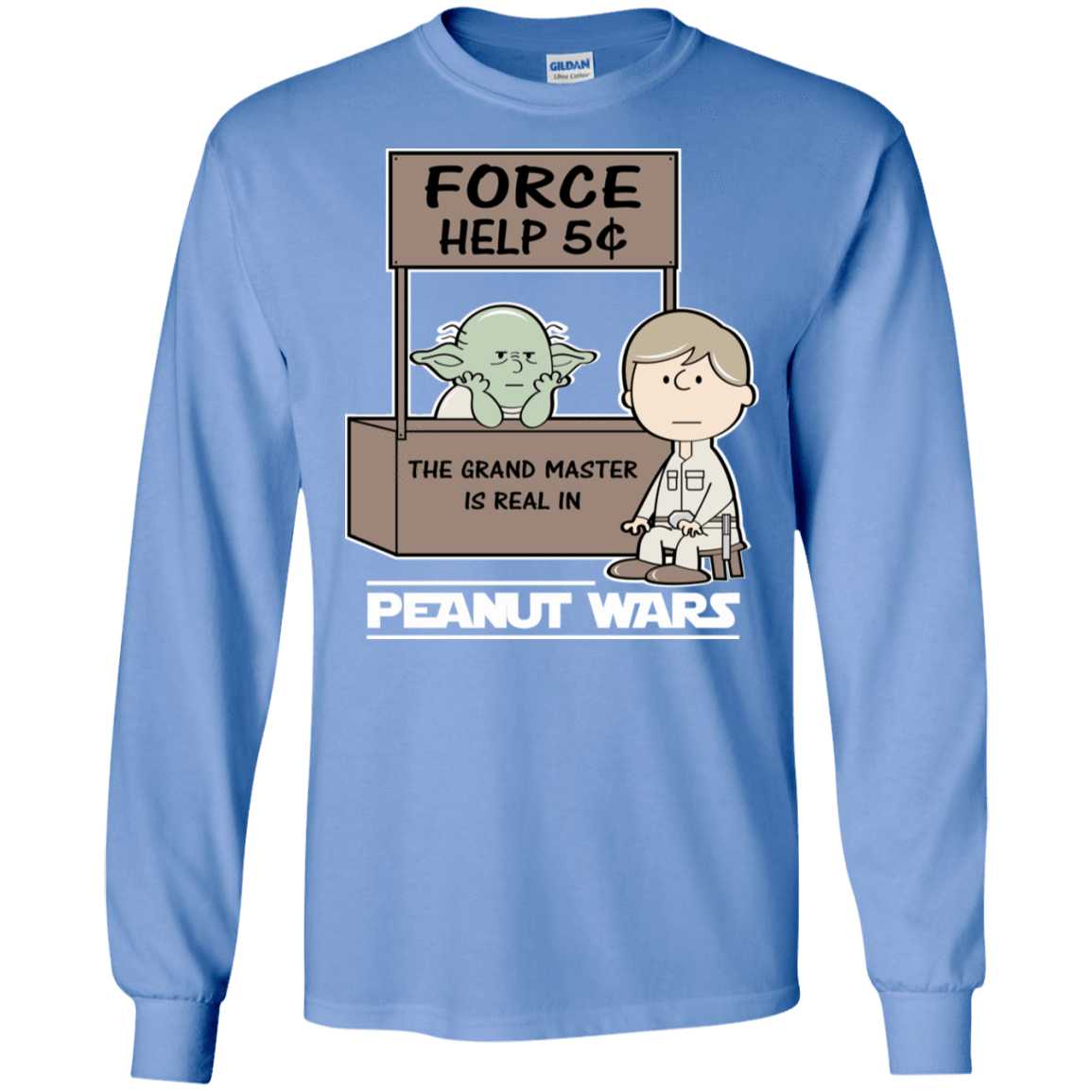 T-Shirts Carolina Blue / S Peanut Wars 2 Men's Long Sleeve T-Shirt